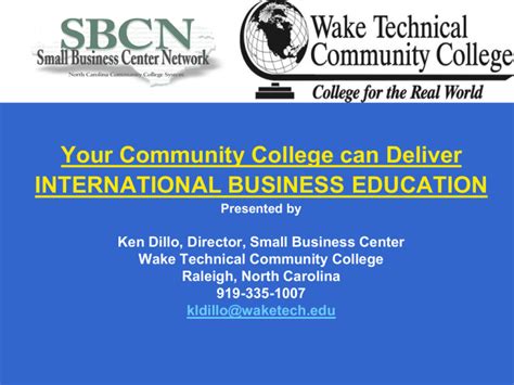 community college business programs